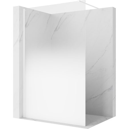 Mexen Kioto ścianka prysznicowa Walk-in 150 x 200 cm, ombre biała 8 mm, biała - 800-150-101-20-86