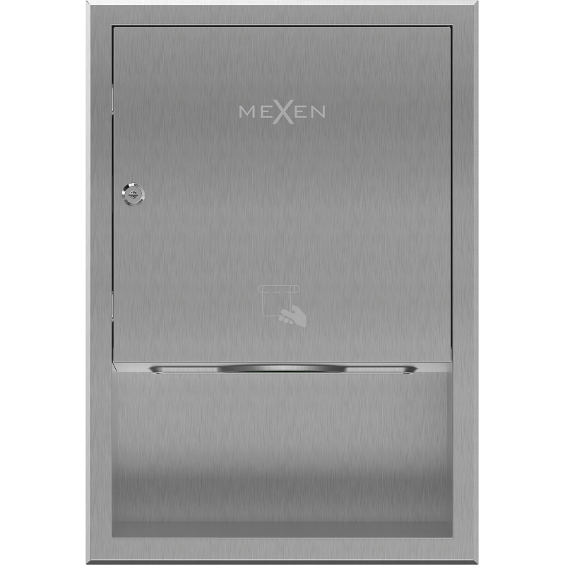 Mexen Linox wnękowy pojemnik na ręczniki papierowe, inox - 70K003-01