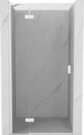 Mexen Mist-H drzwi prysznicowe uchylne lewe 110 cm, transparent, białe - 8A5-110-000-20-00-L