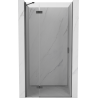 Mexen Mist-H drzwi prysznicowe uchylne lewe 95 cm, transparent, gun gray szczotkowany - 8A5-095-000-66-00-L