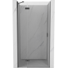 Mexen Mist-H drzwi prysznicowe uchylne lewe 115 cm, transparent, gun gray szczotkowany - 8A5-115-000-66-00-L