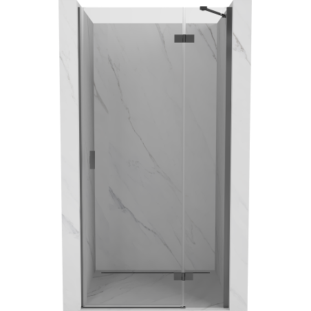 Mexen Mist-H drzwi prysznicowe uchylne prawe 75 cm, transparent, gun metal - 8A5-075-000-95-00-P