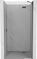Mexen Mist-H drzwi prysznicowe uchylne prawe 105 cm, transparent, gun metal - 8A5-105-000-95-00-P
