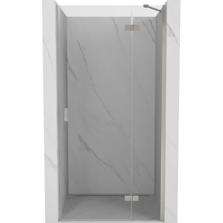Mexen Mist-H drzwi prysznicowe uchylne prawe 70 cm, transparent, nikiel szczotkowany - 8A5-070-000-97-00-P