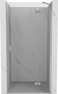 Mexen Mist-H drzwi prysznicowe uchylne prawe 85 cm, transparent, nikiel szczotkowany - 8A5-085-000-97-00-P