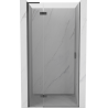 Mexen Mist-H L drzwi prysznicowe uchylne lewe 100 cm, transparent, gun gray szczotkowany - 8A5L-100-000-66-00-L