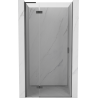 Mexen Mist-H L drzwi prysznicowe uchylne lewe 110 cm, transparent, gun gray szczotkowany - 8A5L-110-000-66-00-L