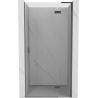 Mexen Mist-H L drzwi prysznicowe uchylne prawe 75 cm, transparent, gun gray szczotkowany - 8A5L-075-000-66-00-P