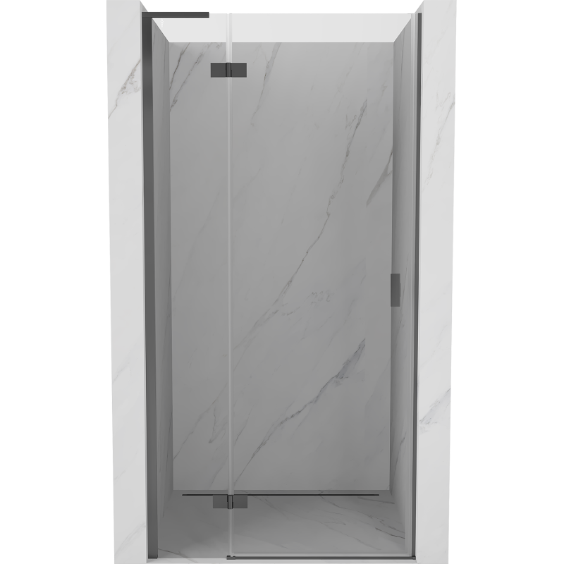 Mexen Mist-H L drzwi prysznicowe uchylne lewe 100 cm, transparent, gun metal - 8A5L-100-000-95-00-L
