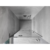 Mexen Mist-H L drzwi prysznicowe uchylne lewe 110 cm, transparent, gun metal - 8A5L-110-000-95-00-L