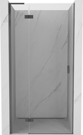Mexen Mist-H L drzwi prysznicowe uchylne lewe 115 cm, transparent, gun metal - 8A5L-115-000-95-00-L