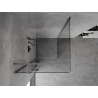 Mexen Mist-H T kabina prysznicowa uchylna lewa 90 x 90 cm, transparent, gun metal - 8A5T-090-090-95-00-L