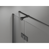 Mexen Mist-H T kabina prysznicowa uchylna prawa 105 x 90 cm, transparent, gun metal - 8A5T-105-090-95-00-P