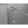 Mexen Mist-H T kabina prysznicowa uchylna lewa 100 x 75 cm, transparent, nikiel szczotkowany - 8A5T-100-075-97-00-L
