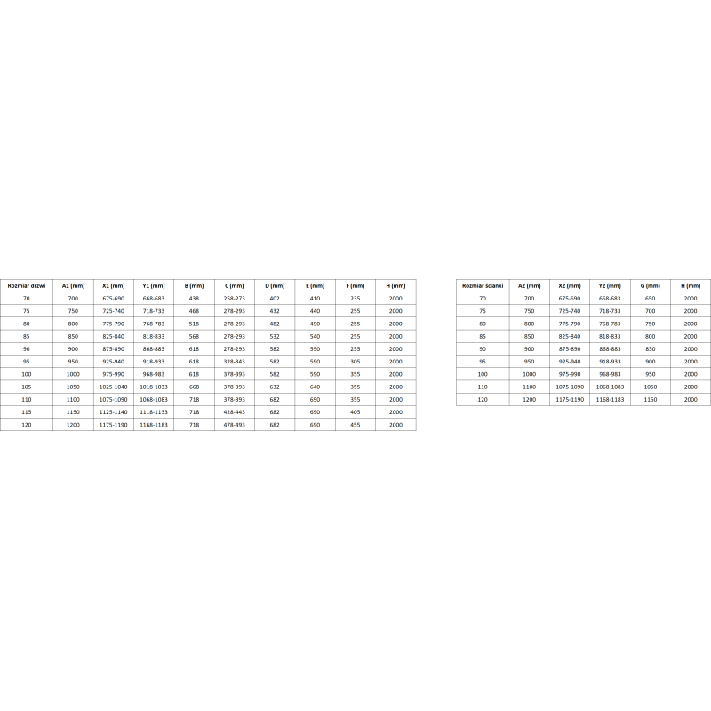 Mexen Mist-H T kabina prysznicowa uchylna lewa 105 x 100 cm, transparent, nikiel szczotkowany - 8A5T-105-100-97-00-L