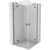 Mexen Mist-H Duo kabina prysznicowa uchylna 70 x 70 cm, transparent, gun metal - 8A5-070L-070P-95-00