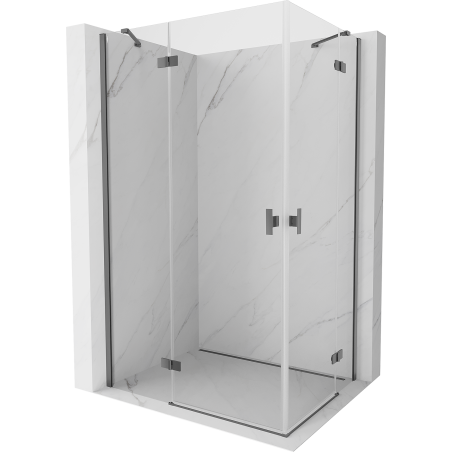 Mexen Mist-H Duo kabina prysznicowa uchylna lewa 115 x 85 cm, transparent, gun metal - 8A5-115L-085P-95-00