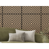 Mexen Linea 01 panel ścienny akustyczny 60 x 60 cm (4szt.), filc 9 mm, fornir techniczny, Bielony Dąb - S110-60607-01-040