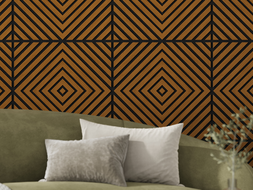 Mexen Linea 03 panel ścienny akustyczny 60 x 60 cm (4szt.), filc 9 mm, fornir techniczny, Dąb Natural - S110-60607-03-042