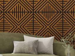 Mexen Linea 05 panel ścienny akustyczny 60 x 60 cm (4szt.), filc 9 mm, fornir techniczny, Dąb Natural - S110-60607-05-042