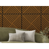 Mexen Linea 08 panel ścienny akustyczny 60 x 60 cm (4szt.), filc 9 mm, fornir techniczny, Dąb Natural - S110-60607-08-042