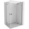 Mexen Mist-H Duo kabina prysznicowa uchylna prawa 90 x 110 cm, transparent, gun metal - 8A5-090L-110P-95-00