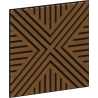 Mexen Linea 05 panel ścienny akustyczny 60 x 60 cm (4szt.), filc 9 mm, fornir techniczny, Dąb Natural - S110-60607-05-042