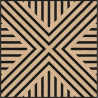 Mexen Linea 06 panel ścienny akustyczny 60 x 60 cm (4szt.), filc 9 mm, fornir techniczny, Bielony Dąb - S110-60607-06-040