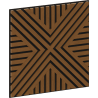Mexen Linea 06 panel ścienny akustyczny 60 x 60 cm (4szt.), filc 9 mm, fornir techniczny, Dąb Natural - S110-60607-06-042