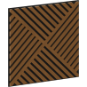 Mexen Linea 08 panel ścienny akustyczny 60 x 60 cm (4szt.), filc 9 mm, fornir techniczny, Dąb Natural - S110-60607-08-042