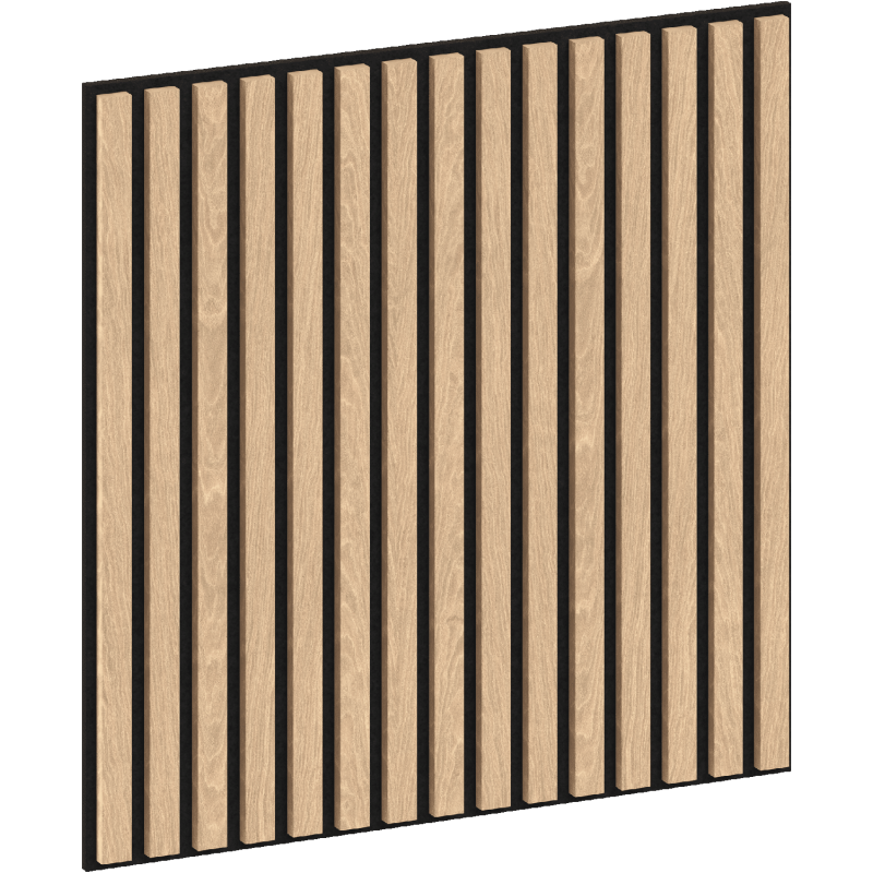 Mexen Linea 15 panel ścienny akustyczny 60 x 60 cm (4szt.), filc 9 mm, fornir techniczny, Bielony Dąb - S110-60607-15-040