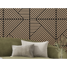 Mexen Linea 25 panel ścienny akustyczny 60 x 60 cm (4szt.), filc 9 mm, fornir techniczny, Bielony Dąb - S110-60607-25-040