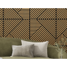 Mexen Linea 25 panel ścienny akustyczny 60 x 60 cm (4szt.), filc 9 mm, fornir techniczny, Dąb Classic - S110-60607-25-041