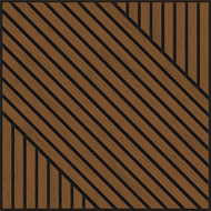 Mexen Linea 26 panel ścienny akustyczny 60 x 60 cm (4szt.), filc 9 mm, fornir techniczny, Dąb Natural - S110-60607-26-042