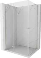 Mexen Mist-H Duo kabina prysznicowa uchylna lewa 95 x 70 cm, transparent, nikiel szczotkowany - 8A5-095L-070P-97-00