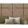 Mexen Linea 26 panel ścienny akustyczny 60 x 60 cm (4szt.), filc 9 mm, fornir techniczny, Bielony Dąb - S110-60607-26-040