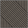 Mexen Linea 26 panel ścienny akustyczny 60 x 60 cm (4szt.), filc 9 mm, fornir techniczny, Szary Dąb - S110-60607-26-043