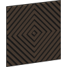 Mexen Linea 03 panel ścienny akustyczny 60 x 60 cm (4szt.), filc 9 mm, fornir techniczny, Dąb Mocca - S110-60607-03-045
