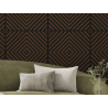 Mexen Linea 03 panel ścienny akustyczny 60 x 60 cm (4szt.), filc 9 mm, fornir techniczny, Dąb Mocca - S110-60607-03-045