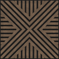 Mexen Linea 06 panel ścienny akustyczny 60 x 60 cm (4szt.), filc 9 mm, fornir techniczny, Ciemny Orzech - S110-60607-06-044