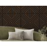 Mexen Linea 06 panel ścienny akustyczny 60 x 60 cm (4szt.), filc 9 mm, fornir techniczny, Dąb Mocca - S110-60607-06-045