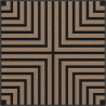 Mexen Linea 02 panel ścienny akustyczny 60 x 60 cm (4szt.), filc 9 mm, fornir techniczny, Jasny Orzech - S110-60607-02-047