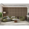 Mexen Linea 02 panel ścienny akustyczny 60 x 60 cm (4szt.), filc 9 mm, fornir techniczny, Jasny Orzech - S110-60607-02-047