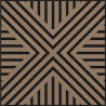 Mexen Linea 06 panel ścienny akustyczny 60 x 60 cm (4szt.), filc 9 mm, fornir techniczny, Jasny Orzech - S110-60607-06-047