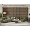Mexen Linea 06 panel ścienny akustyczny 60 x 60 cm (4szt.), filc 9 mm, fornir techniczny, Jasny Orzech - S110-60607-06-047