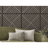 Mexen Linea 08 panel ścienny akustyczny 60 x 60 cm (4szt.), filc 9 mm, fornir techniczny, Szary Dąb - S110-60607-08-043