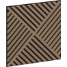 Mexen Linea 08 panel ścienny akustyczny 60 x 60 cm (4szt.), filc 9 mm, fornir techniczny, Jasny Orzech - S110-60607-08-047