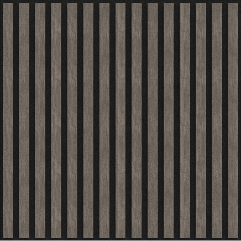 Mexen Linea 15 panel ścienny akustyczny 60 x 60 cm (4szt.), filc 9 mm, fornir techniczny, Szary Dąb - S110-60607-15-043