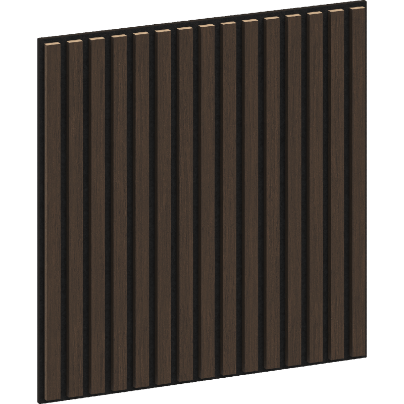Mexen Linea 15 panel ścienny akustyczny 60 x 60 cm (4szt.), filc 9 mm, fornir techniczny, Dąb Mocca - S110-60607-15-045