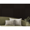 Mexen Linea 15 panel ścienny akustyczny 60 x 60 cm (4szt.), filc 9 mm, fornir techniczny, Czarny Dąb - S110-60607-15-046